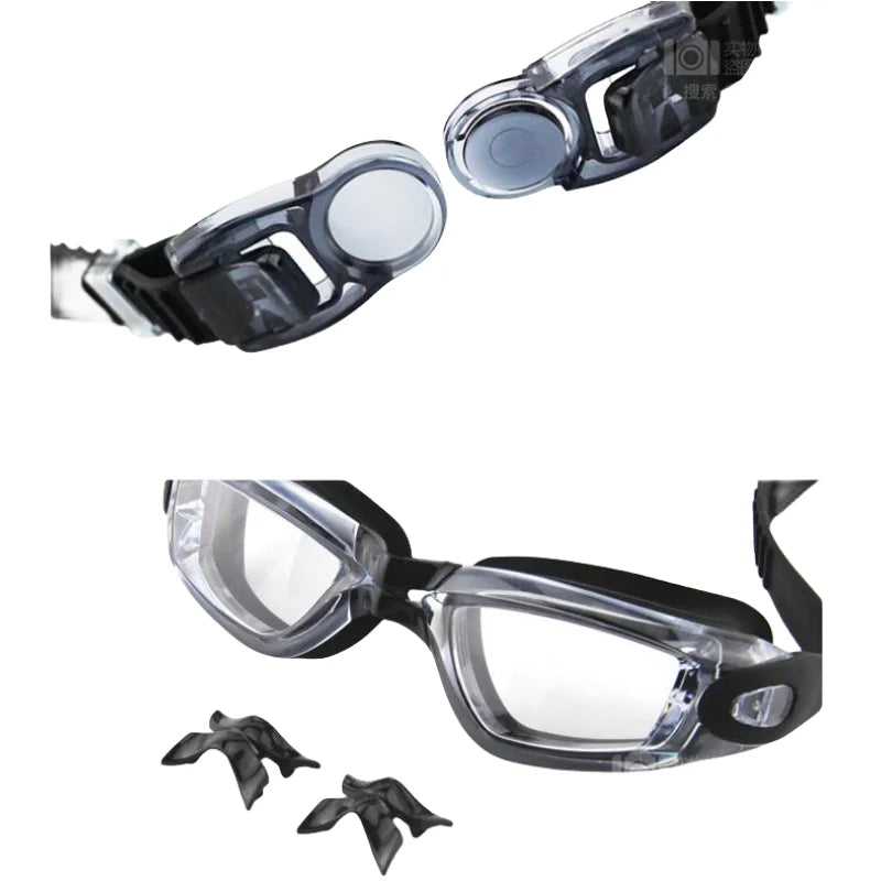 Women Men Swimming Goggles Myopia Professional Diving Glasses anti Fog Diopter Clear Lens Pool Eyewear